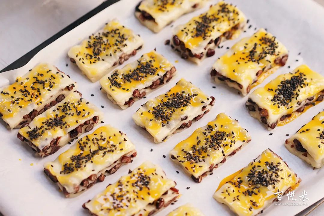 層層起酥!口口掉渣!層層紅豆酥,香甜軟糯,好吃到爆了